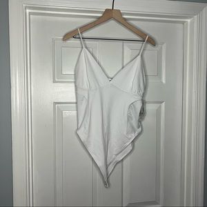 Good American White Bodysuit